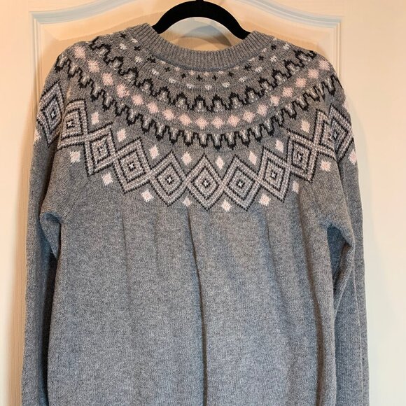 Stormpack Sunice – Women’s Fair Isle Sweater (Grey) Large (L) - Picture 2 of 5